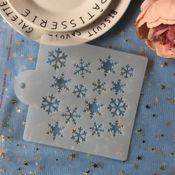 New 15cm Snowflake DIY Layering Stencils Painting Scrapbook Coloring Embossing Album Decorative Card Template