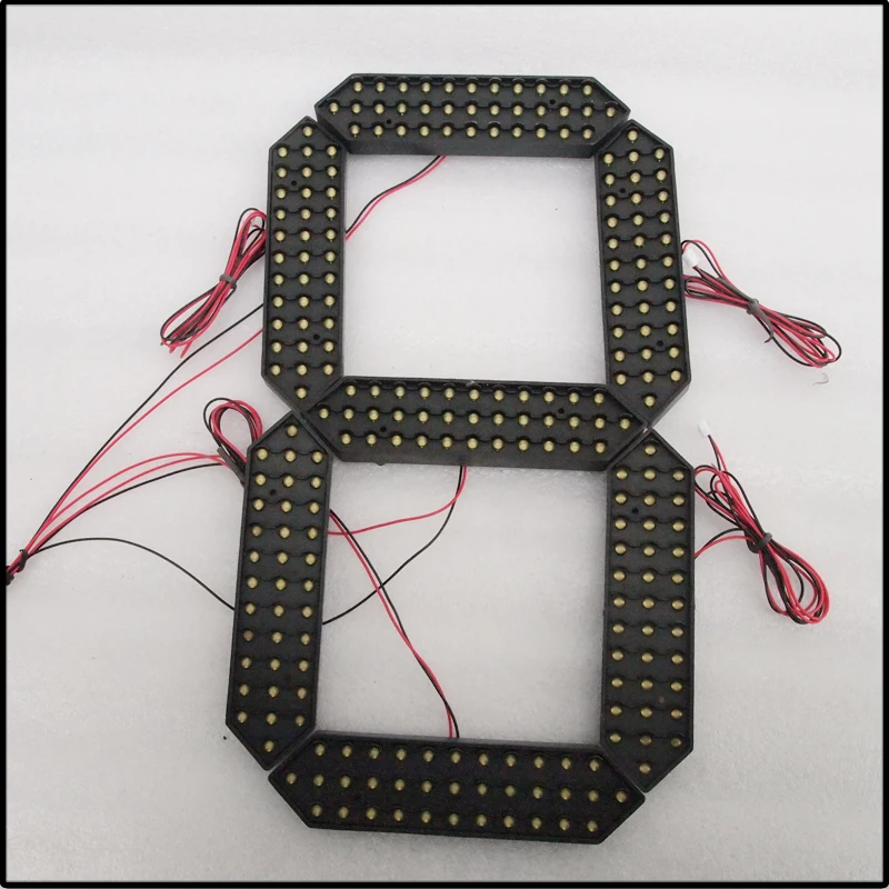 15" gele kleur Digita nummersmodule, waterdichte buitenmodule, led-gasprijs, led-olieprijs, 7 segment van de modules, led-borden