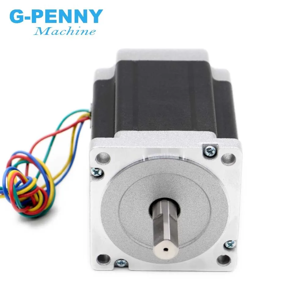 NEMA 34 CNC stepper motor 86X114mm 8.7 N.m 6A D14mm Nema34 stepping motor 1240Oz-in for CNC engraving machine high torque !