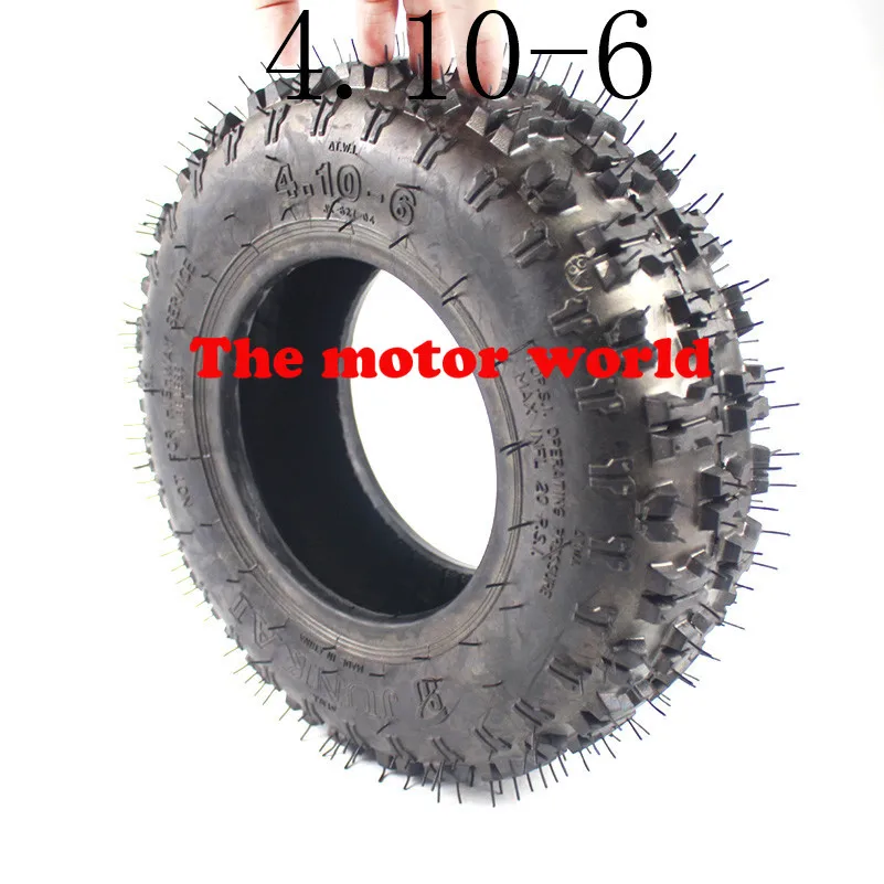 New Hot Sale 4.10-6 Tire and Inner Tube Fit All Models ATV Go Kart MIni Quad 47cc 49cc Snowplow Tires Snowmobile