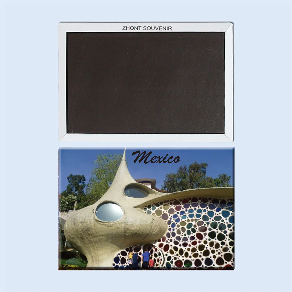 Nautilus-House-Mexico-City Fridge Magnets 22004/22005,Tourist Gift for friends,Perfect souvenirs for world Attraction