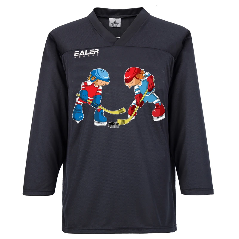 Ice Hockey Shirts For Training  with cartoon logo