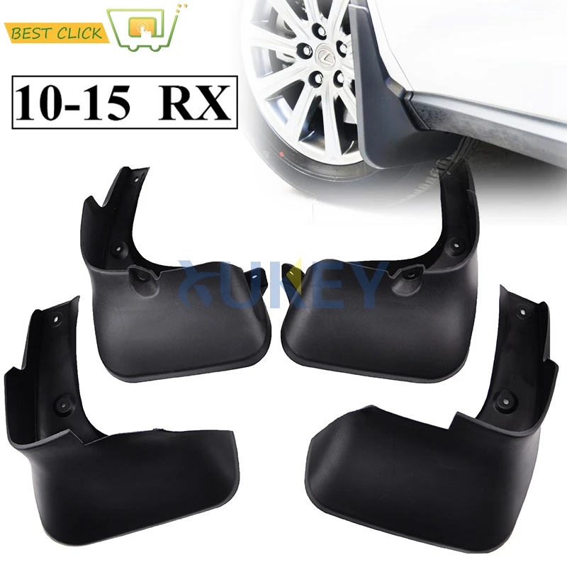 Mud Flaps For LEXUS RX RX270 RX300 RX350 RX450H 2010-2015 Mudflaps Splash Guards Front Rear Mud Flap Mudguards 2014 2013 2012 11