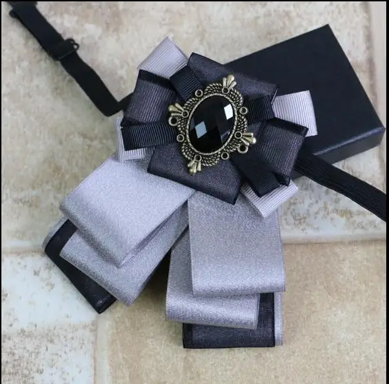 

Bow Tie Men Vintage Neck Flower British Style Stage