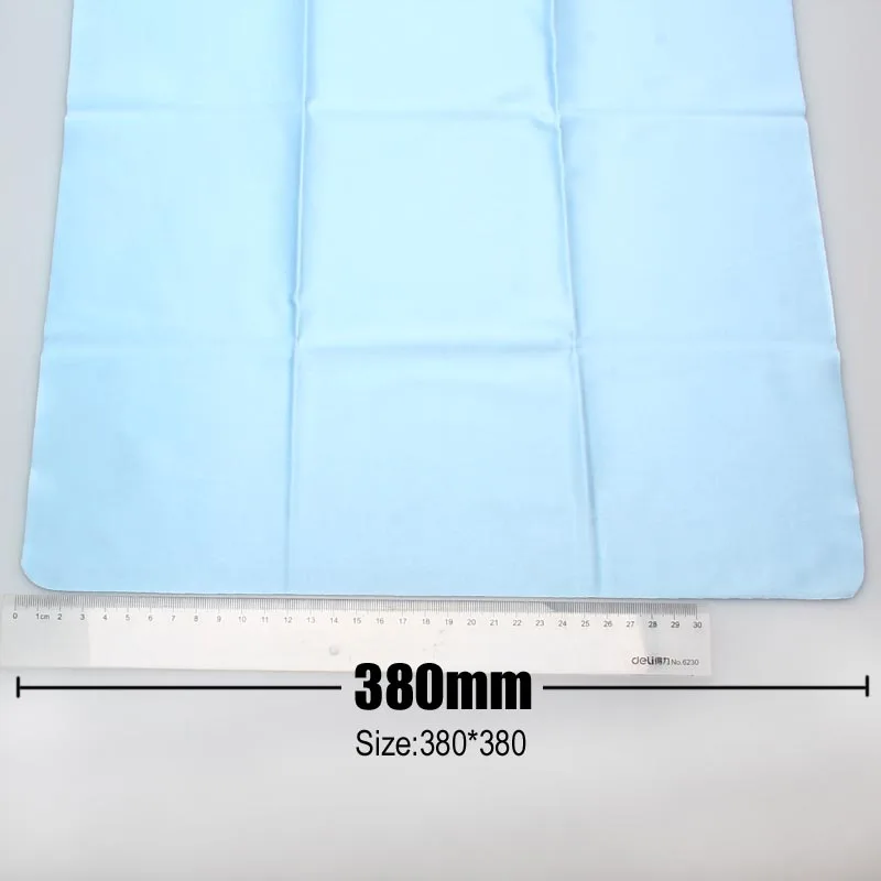 380*380 Big Eyeglasses Cloth Microfiber Glasses Large Cleaning Cloths Camera Lens Car Glass Computer Screen Cloth Clean Clohts