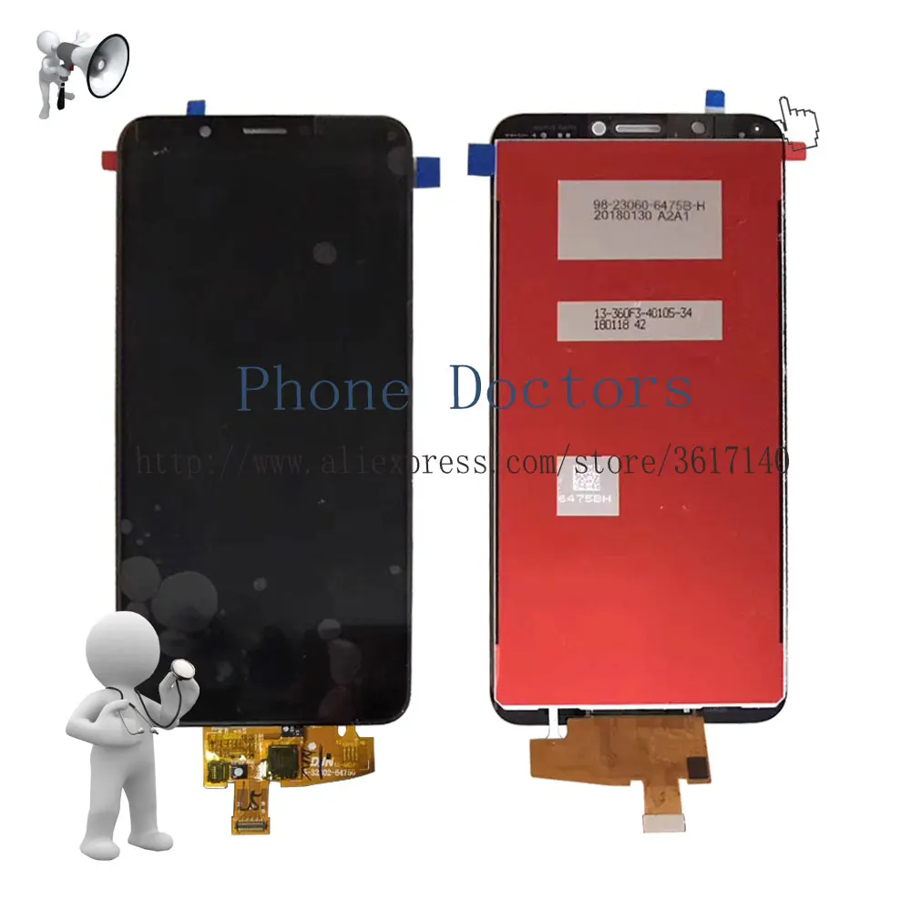 Full LCD Display + Touch Screen Digitizer Assembly With Frame For Huawei Nova 2 Lite LND-L22 LDN-LX2 ( Not For Nova Lite 2 )