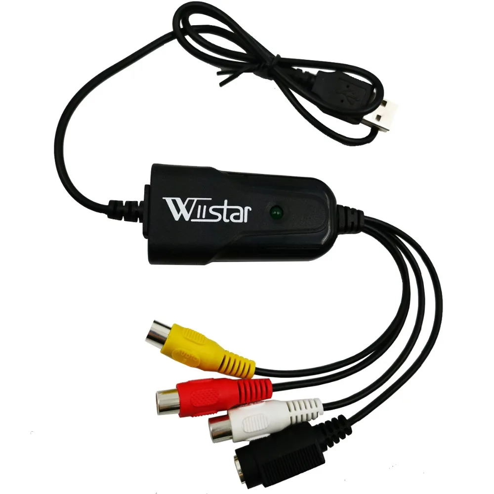 

USB2.0 VHS To DVD Converter Convert Analog Video To Digital Format Audio Video DVD VHS Record Capture Card quality PC adapter