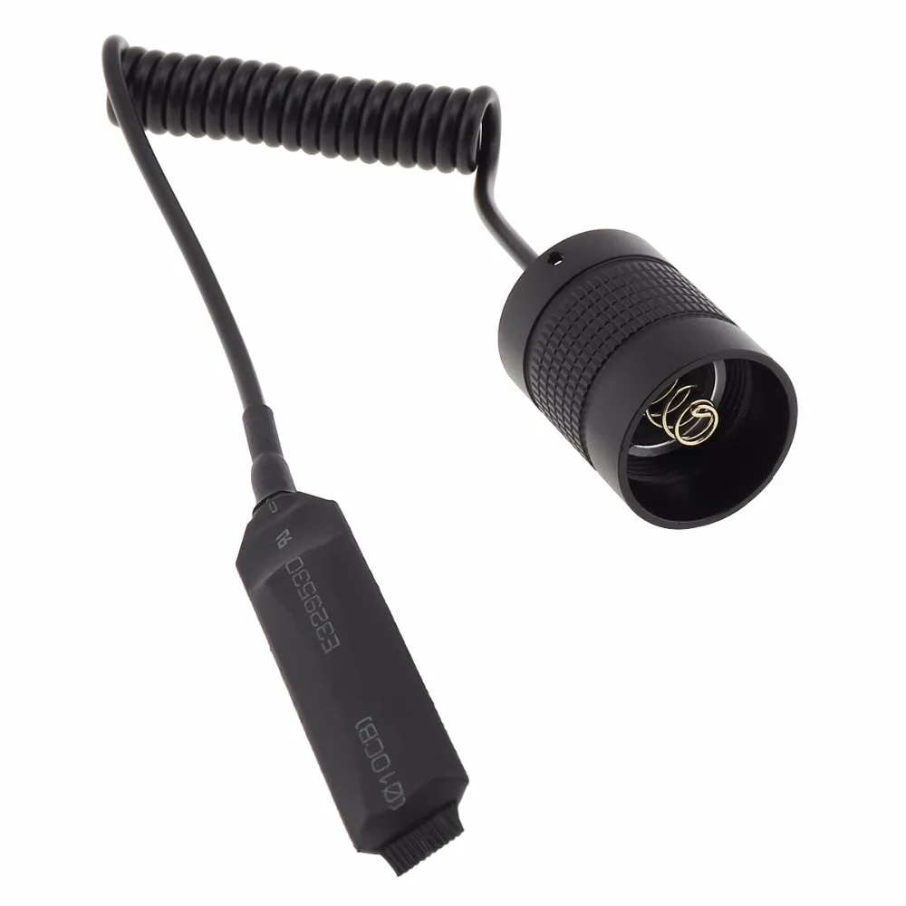 Interruptor de presión remoto para linterna LED, adaptador de interruptor de luz Flash adecuado para C1/C8/G2/G3/6P/9P E5 WF-501/502B, 21-28mm