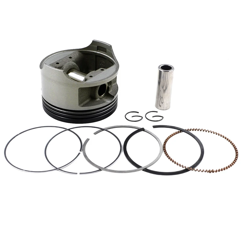 AHL Bore Size STD~+100 66mm~67mm Piston with Pin Rings Clip Kit For Suzuki DR200 42A DF200 VAN 200 SP200 DR200SE RV200 VanVan