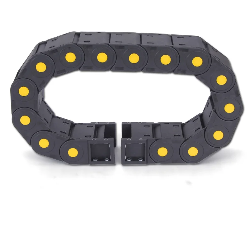 

1 meter 35*100 Towline Enhanced Full-Closed Drag Chain with End Connectors for CNC Router Machine Tools