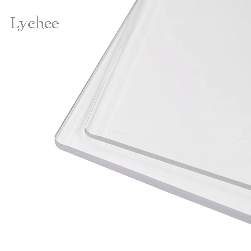 Lychee Life 1Pcs Transparent Provo Craft Adapter Plate Platform Replacement For Cut Dies Scrapbooking Embossing Card Making