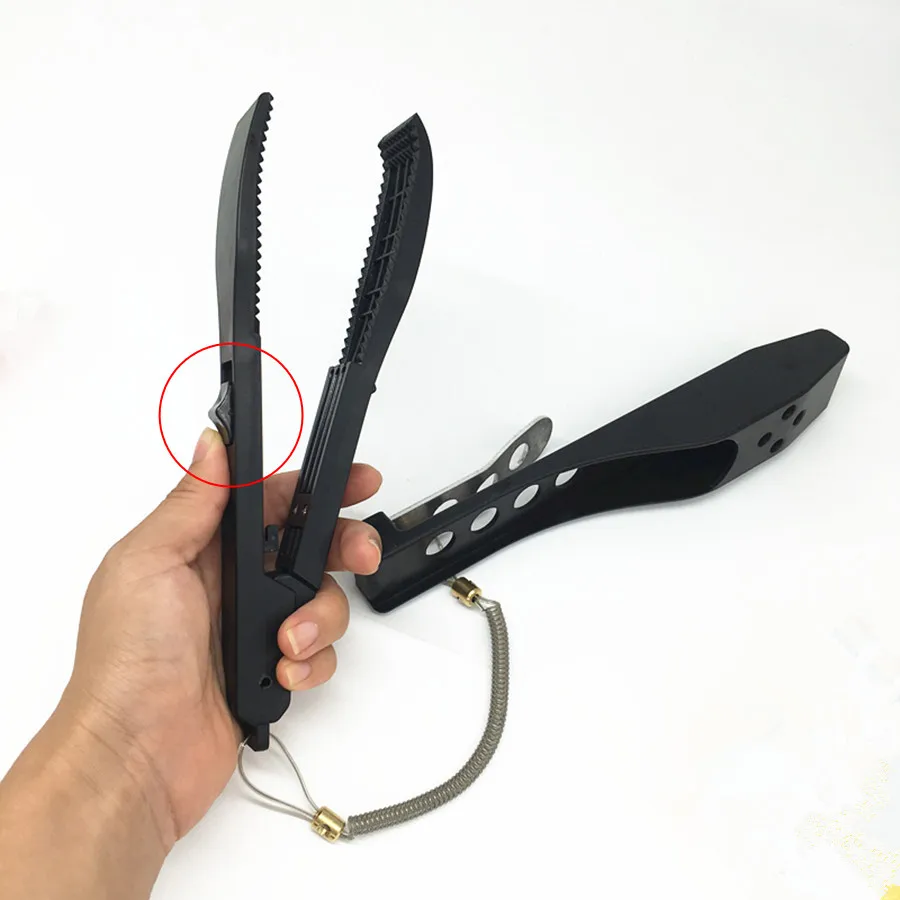 Fishing Grip Controller Fish Clamp Folidge Peche  Fish Clip Lock Switch Tightening  Holder Gripper Tool Tackle