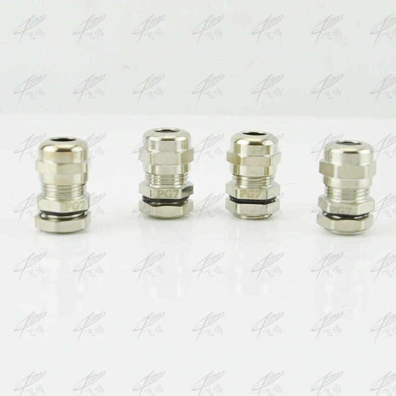 PG7 PG9 PG11 PG13.5 PG16 PG21 PG29 Nickel Brass Metal IP68 Waterproof Cable Glands Connector Wire