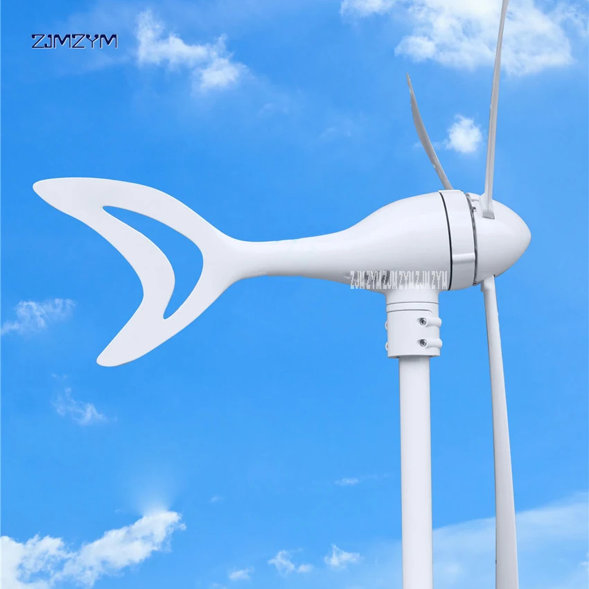 300W wind turbine generator household wind turbine 12V/24v wind power generation Z-300W Number of leaves 3pieces 1220mm diameter