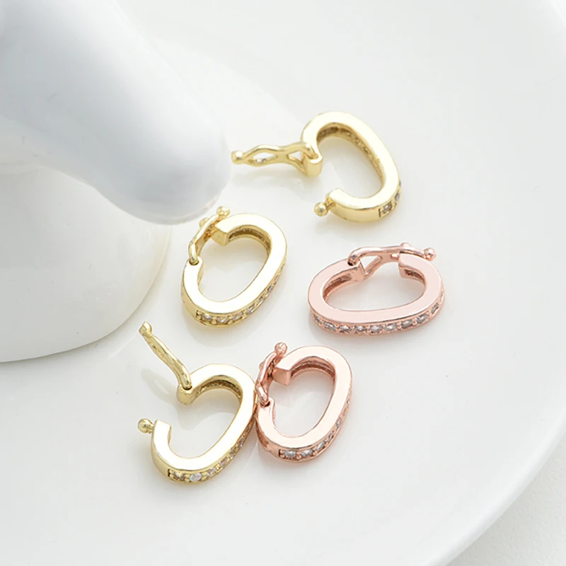 17*10mm Accessories Buckles Clasps Hooks for Jewelry Bracelet  Making Diy Jewelry  Findings Bracelet Necklace Wholesale