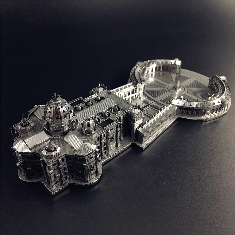 MMZ MODEL NANYUAN 3D Metalen model kit 1:1000 STPETER\'S BASILIEK Montage Model DIY 3D Laser Cut Model puzzel speelgoed voor volwassen