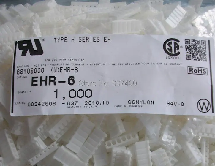 EHR-6 CONN HOUSING EH 6POS 2.5MM CRIMP Connectors terminal housing 100% NEW PARTS