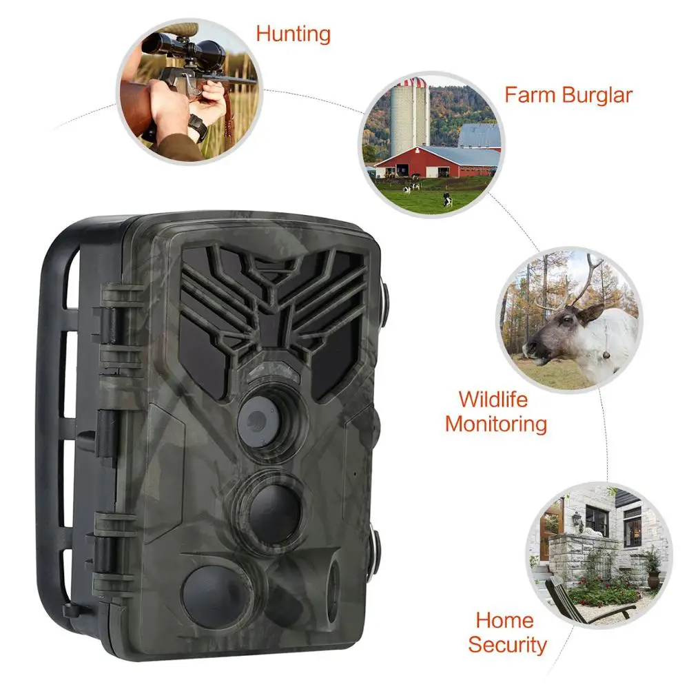 HC810A Wildlife Hunting Trail Camera 16MP 1080P Infrared Night Vision Surveillance Photo Trap Outdoor Wild Cameras Tracking