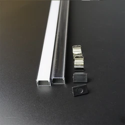 10-30set/lot 2m 80inch anodized black led aluminium profile for 12/24v strip flat slim aluminum channel, 90/180 degree connector