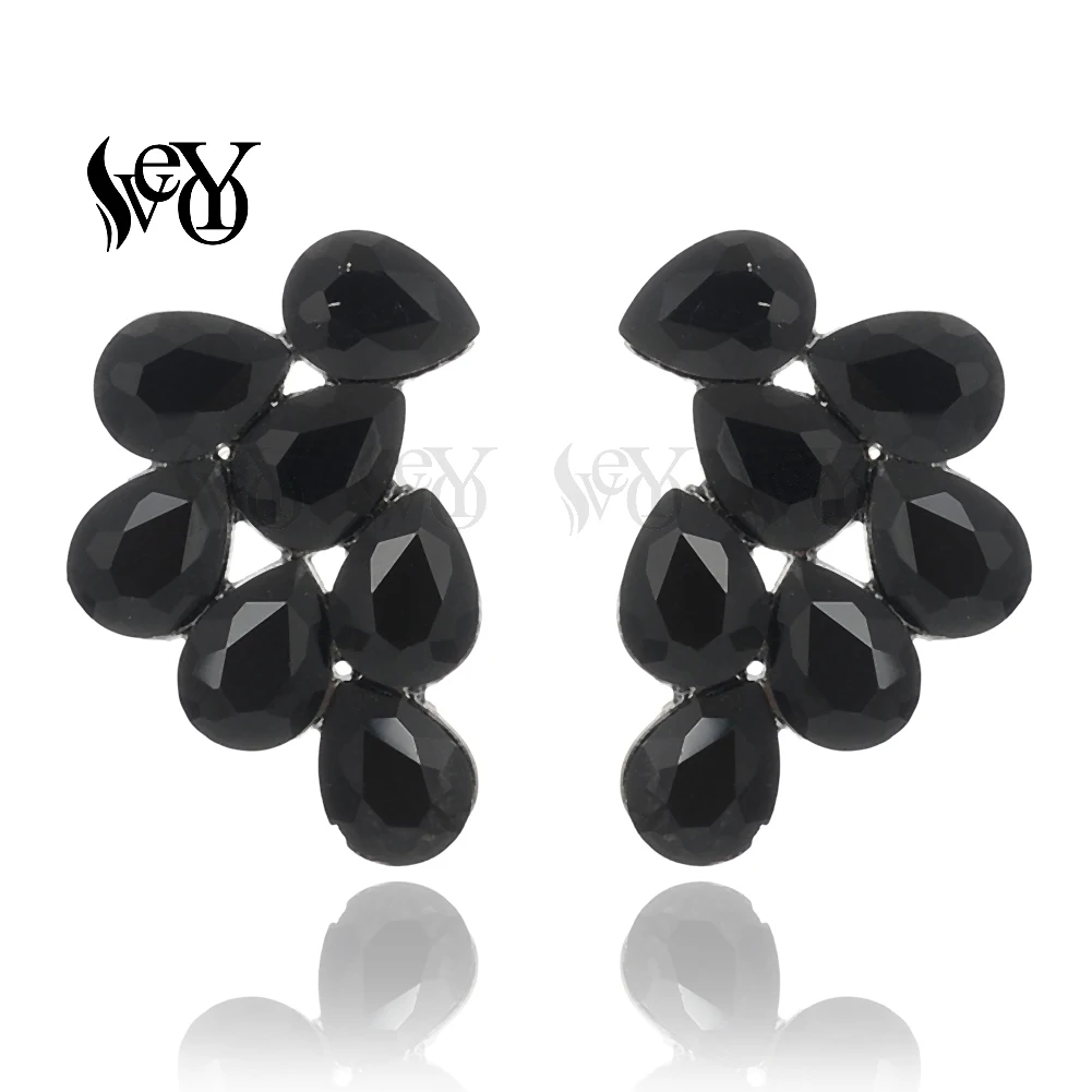 VEYO Elegant Stud Earrings Fashion Jewelry Crystal Earrings for Women Wholesale