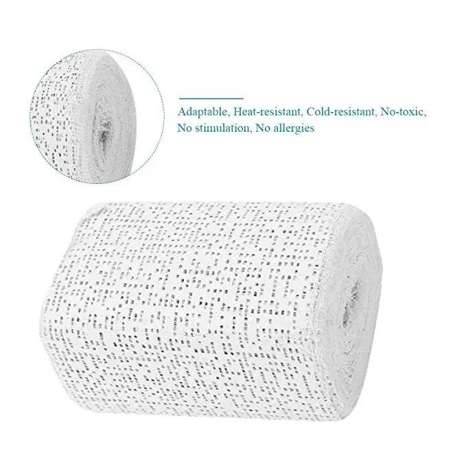 1 rolle 15cm * 4,6 m Medizinische Pflaster Bandage Quick-Trocknung Gips Schiene Gaze Erste Hilfe POP Verband für Bruch Fixierung