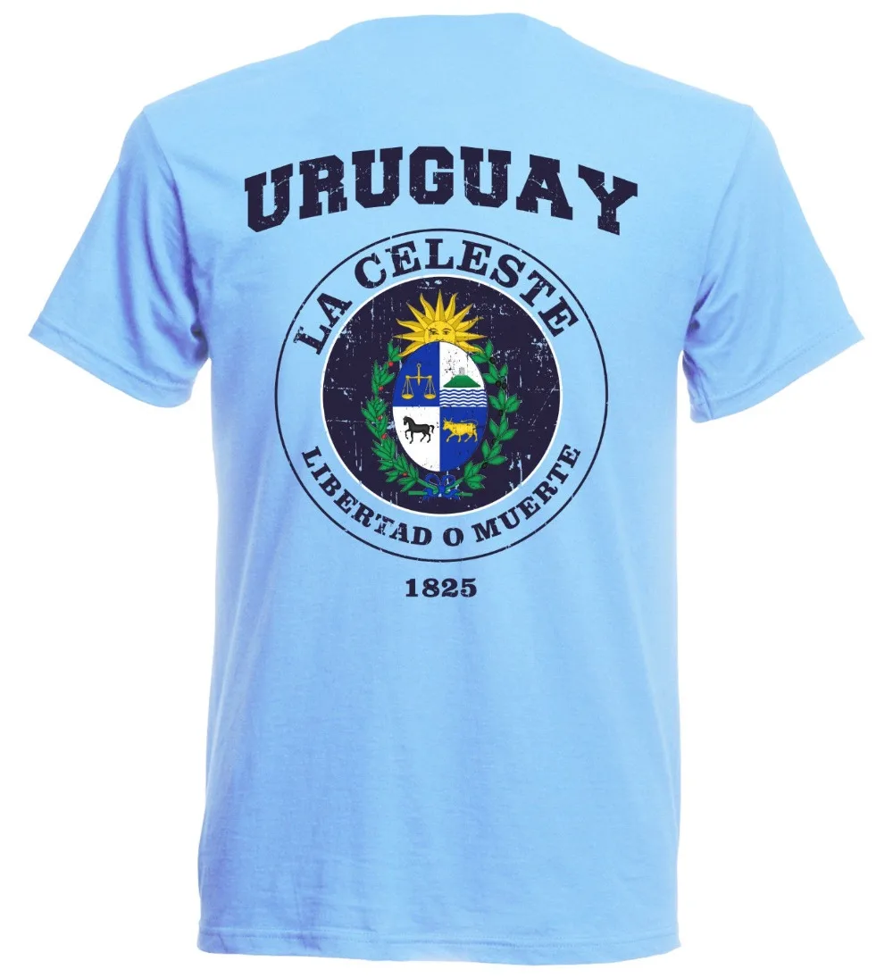 Uruguay T-Shirt Men'S Legend Footballer Soccers T-Shirt for Male Short Sleeves 100% Cotton Classic Sleeveless T Shirt