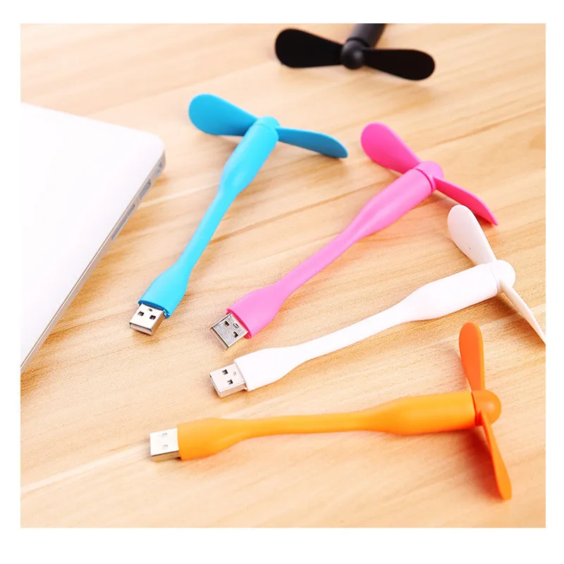 USB Mini Fan Portable Phones Laptop Fan Cute Colorful Fast Speed Fan Silent Fan