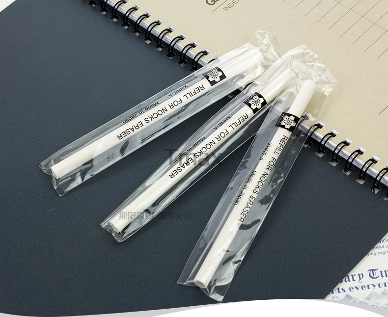 Sakura Gum Refill XHNE-A Voor Nokken Gum 7*120Mm 4 Stks/partij Potlood Rubber Refill School & Kantoor levert