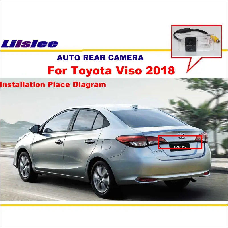 

For Toyota Vios 2018-2022 Car Rearview Rear View Camera Backup Back Parking AUTO HD CCD CAM Accessories Kit