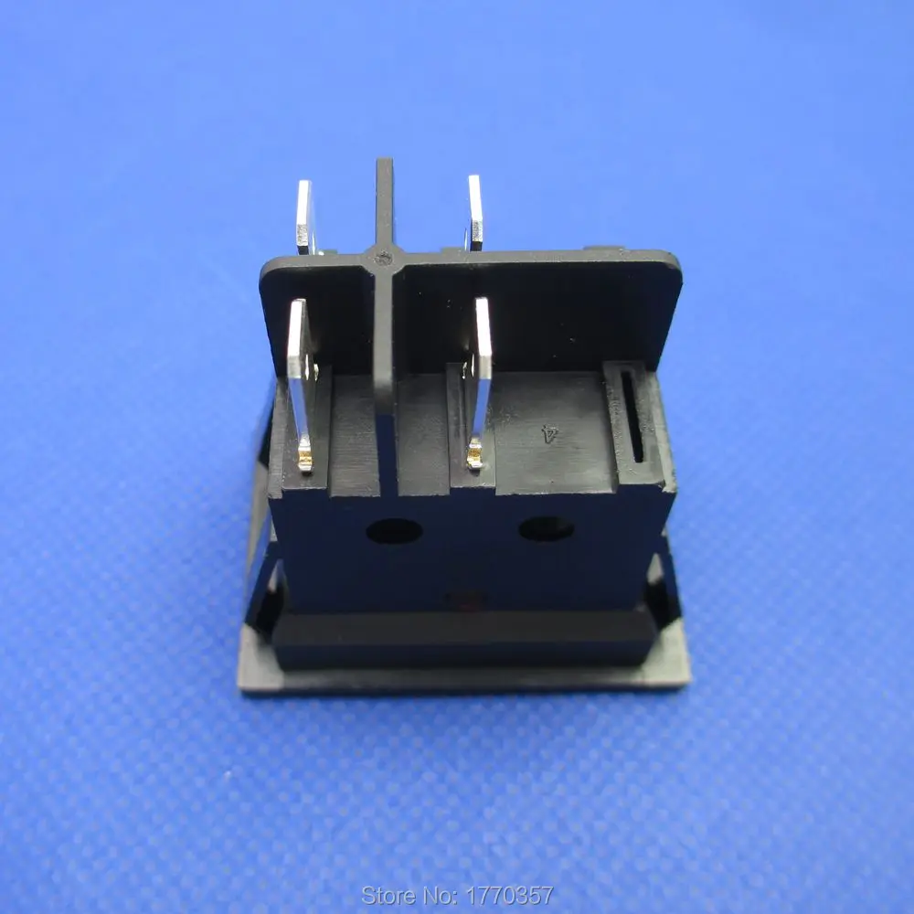 2 pcs New high quality RK1-03 electric heating table rocker switch Inlay type 4 pins with light  16A 250VAC size about 38X28mm