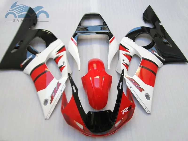 Customized your fairing kits for YAMAHA R6 YZFR6 1998 1999 2001 2002 YZF R6 98-02 sports fairings red black aftermarkets EB20