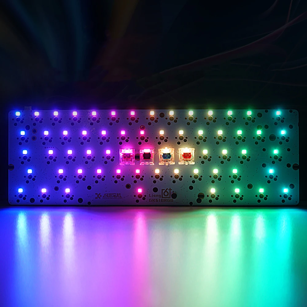 GK61 GK61S RGB Hot Swap Independent Driver Wired Tyce-C PCB