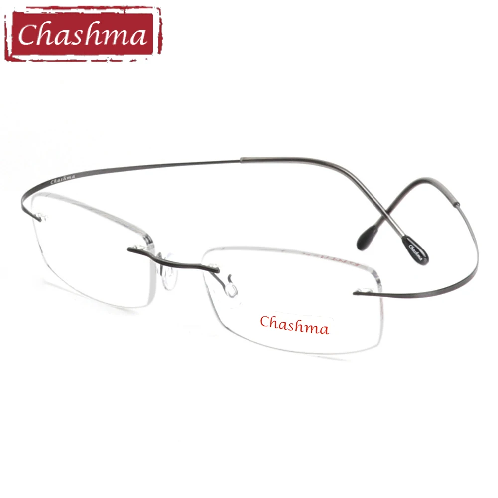 Chashma Brand Titanium Reading Glasses Super Light Myopia Optical Prescription Glasses Frame for Male and Female