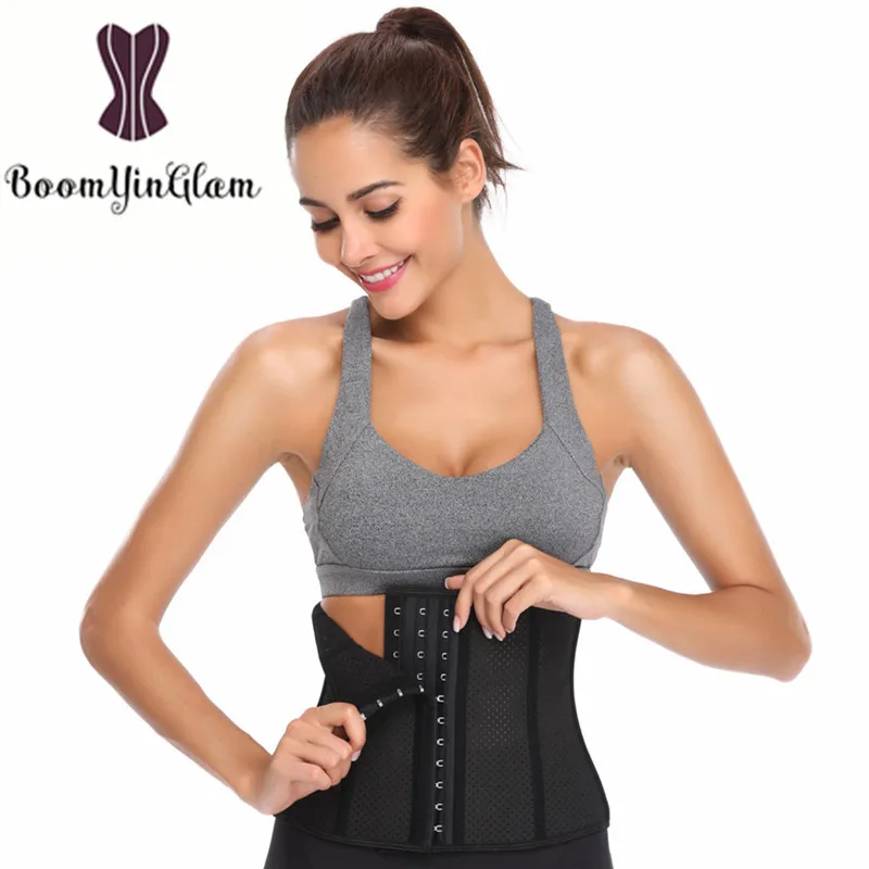 

Breathable Hollow Out Girdle Corset Tummy Control Waist Cincher Shaper Body Shapewear Latex Waist Trainer Size XXS-XXXL 946#