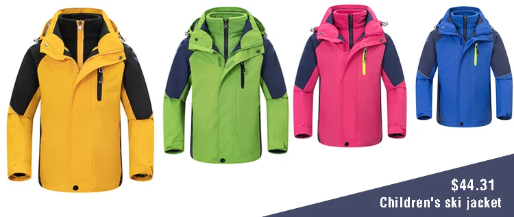 TRVLWEGO Herbst Kinder Camping Wandern Mantel Und Hose Set Kapuze Winter Student Winddicht Wasserdichte Outdoor Ski Jacke Hosen – Detail 33