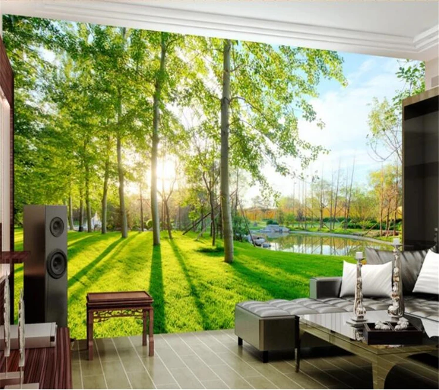 

beibehang Custom wallpaper 3d mural garden scenery landscape background wall painting papier peint mural wall papers home decor