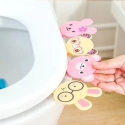 1 pcs Cartoon animals large green plastic hands dirty toilet cover seat flip Uncovery PP toilet lifting tool