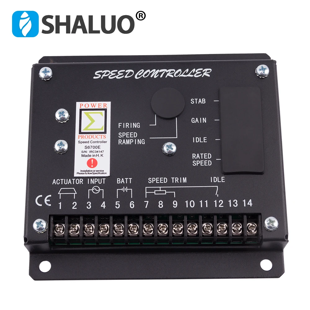 Good S6700E Speed Controller diesel generator engine actuator govorner brushless genset part DC motor control circuit board