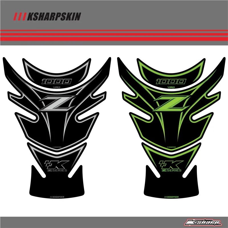 3D ADESIVI Sticker Decal Emblem Protection Tank Pad Cas Cap Fit FOR KAWASAKI Z1000