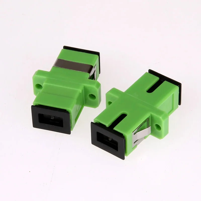 

10 PCS/bag SC to SC APC Simplex mode Fiber optic Adapter SC Optical fiber coupler