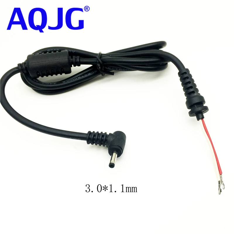 DC 3.0*1.1 Jack 3.0 x 1.1mm Power Supply Plug Connector With Cord / Cable For Asus For Samsung Charger Ultrabook Adapter AQJG