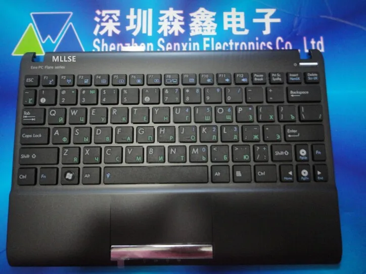 100% brand new and original RU Russian keyboard with black frame black keys for ASUS Eee pc 1025 1025C 1025CE free shipping