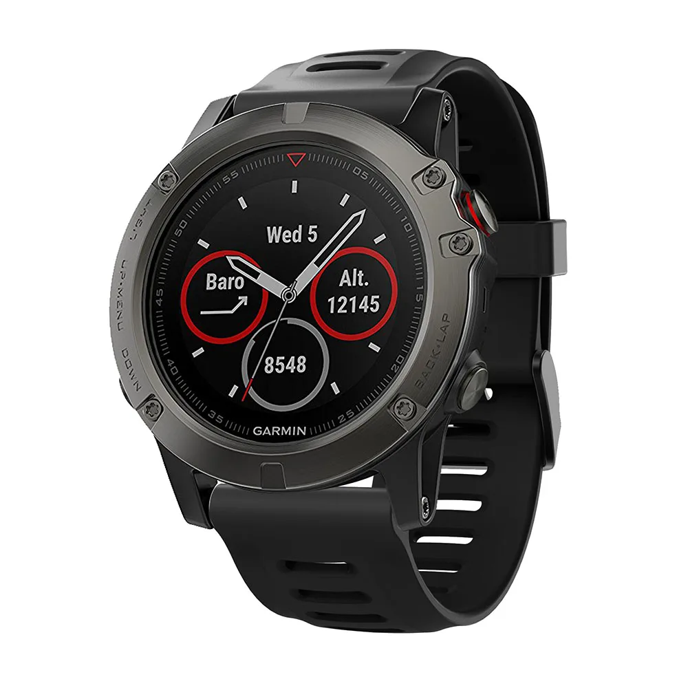 Correa de silicona de repuesto para reloj Garmin Fenix 5X/5xplus/Fenix 3/Fenix 3 HR, 26mm, GPS