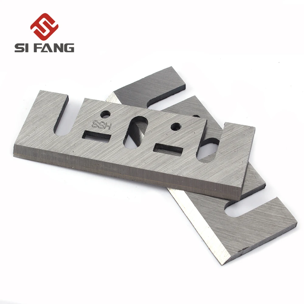 Electric Planer Blades 1900B Power Tool Part Replacement 80mm Wood Planer Blades for Woodworking Planer Blades