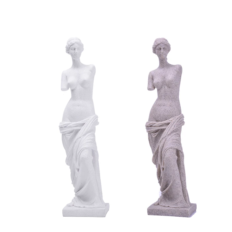 

The New Venus Crafts Ornament Sculpture Art Desktop Home Furnishing Sandstone Character Creative Living Room Decor Statue Gift