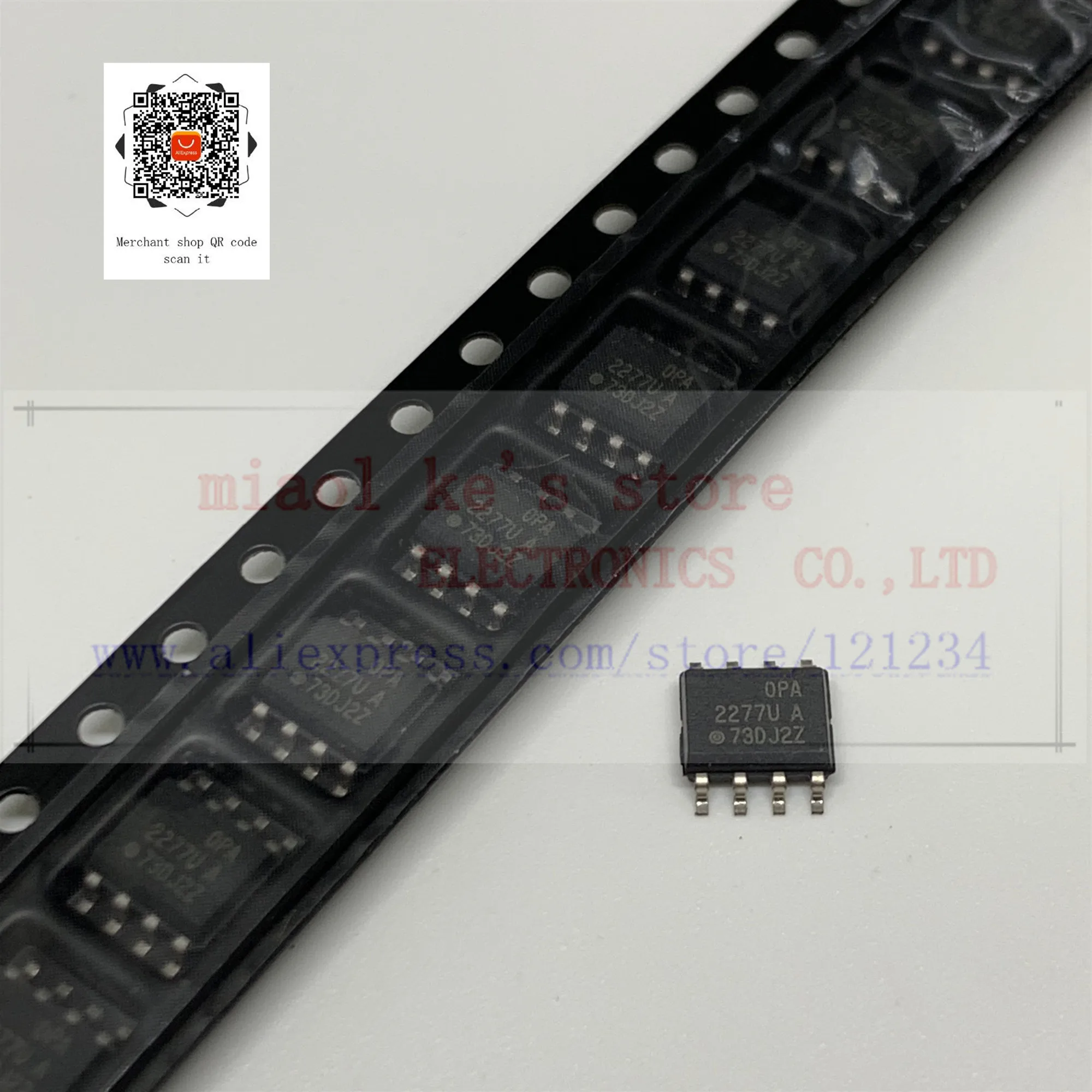 [10pcs]100New original; OPA2277UAG4 OPA2277UAE4 OPA2277UA OPA2277U OPA2277 - IC OPAMP GP 1MHZ 8SOIC