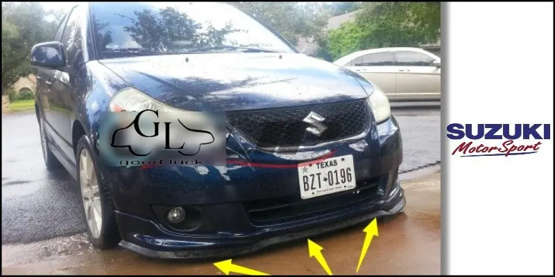 Bumper Lip Deflector Lips For Suzuki Alto Front Spoiler Skirt For TopGear Friends to Car Tuning View / Body Kit / Strip