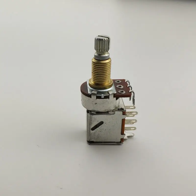 ALPHA copper shaft PUSH-PULL switch Guitar Bass Potentiometers volume and tone controls A250K B250K A500K B500K