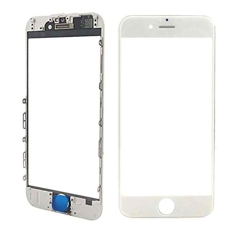 For iPhone 6 6Plus 6s 6sPlus 7G 7 Plus Replacement Front Outer Screen Glass Lens Cover LCD With Frame