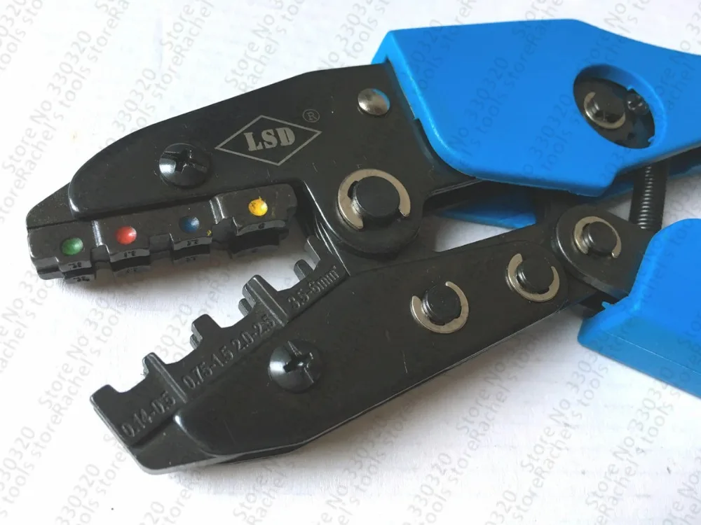 Ratchet crimping tools for cable insulated terminals,heat shrink butt wire connectors hand crimping pliers AN-04C